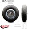 Service Caster SCC - 8" x 2.5" Pneumatic Wheel Only with 3.1875" Centered Hub and Ball Bearings SCC-FPB280-4C-BRGKIT - alternate 3